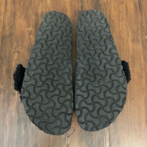 BIRKENSTOCK Madrid Big Buckle Shearling in Black Oiled Leather EU 39 US 8-8.5 N - Picture 13 of 13